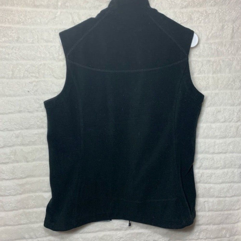 REI Black Zip Up Fleece Vest Large - Picture 7 of 7